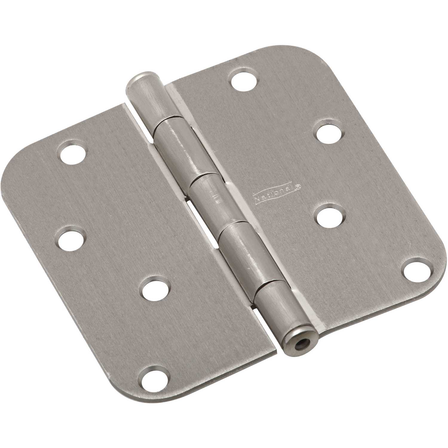 National Hardware 4 in. L Satin Nickel Door Hinge 1 pk Ace Hardware
