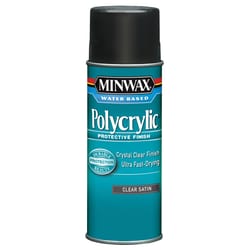 Minwax  Satin  Clear  Polycrylic  11.5 oz. 