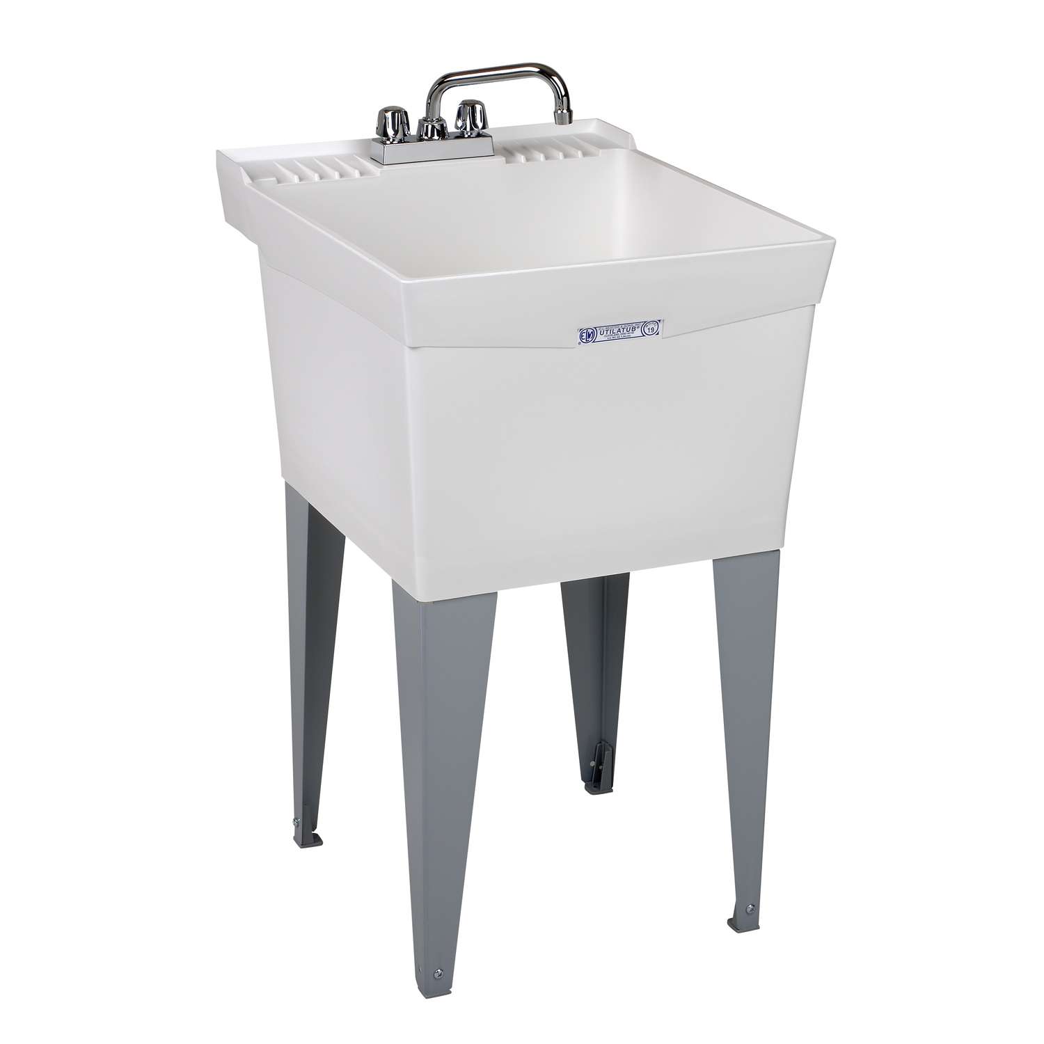 Mustee Utilatub 20 in. W X 24 in. D Single Thermoplastic Laundry Tub