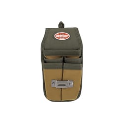 Bucket Boss 5 pocket Polyester Utility Knife Sheath Brown/Green