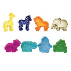 R&M International Corp Party Animal Cookie Cutter Set Assorted 8 pc