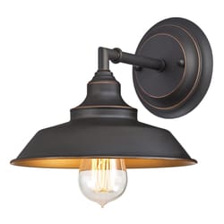 Westinghouse 1 Oil Rubbed Bronze Bronze Wall Sconce