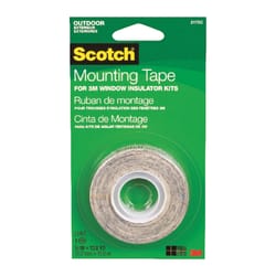 3M Clear Outdoor Shrink Film Mounting Tape 1/2 in. W X 500 in. L