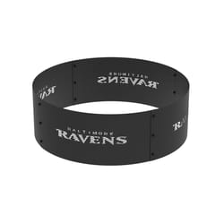 Blue Sky NFL 12 in. H X 36 in. W Steel Round Baltimore Ravens Fire Ring For Wood