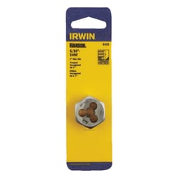 Irwin Hanson High Carbon Steel SAE Hexagon Die 5/16 in. 1 pc