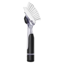 OXO Good Grips 1 in. W Medium Bristle Plastic/Rubber Handle Soap Dispenser Dish Brush