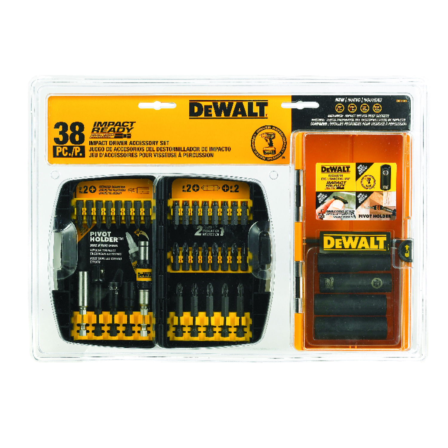 DeWalt Impact Ready Screwdriver Bit Set 38 pc - Ace Hardware