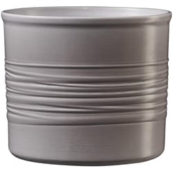 SK 2.8 in. H X 3.1 in. D Clay Laos Ceramic Pot Warm Gray