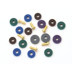 Ace .5 in. D Rubber Flat Faucet Washer Assortment 22 pk