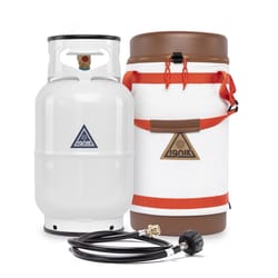Ignik Outdoors Delxue 1 in. D X 4 ft. L 2.5 gal Steel Empty LP Tank