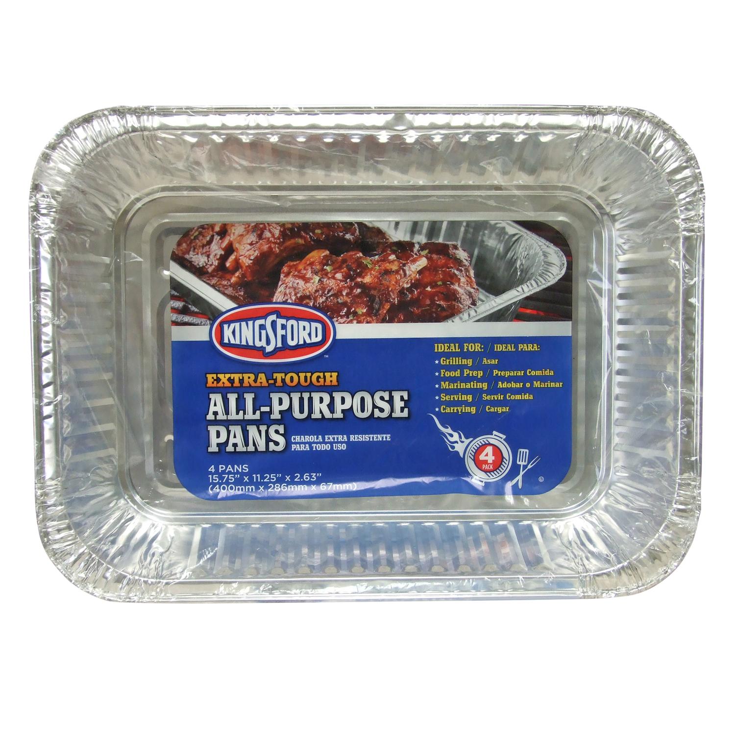 EZ Foil Disposable Casserole Pans, 11.75 x 11.25 inch, 2 Count