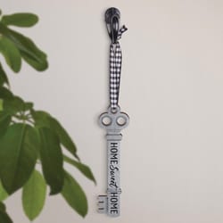 P Graham Dunn 6 in. H X 2 in. L Gray Wood Home Sweet Home Key Ornament