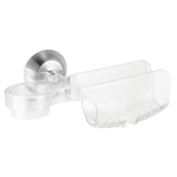 iDesign Clear Plastic Brush Holder