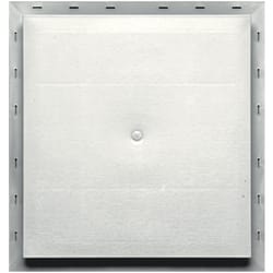 Builders Edge 16-1/2 in. H X 19 in. W X 1-1/4 in. L Prefinished White Vinyl Mounting Block