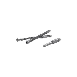 FastenMaster TrapEase No. 20 X 2-1/2 in. L Tiki Torch Torx Ttap Star Head Composite Deck Screws 350