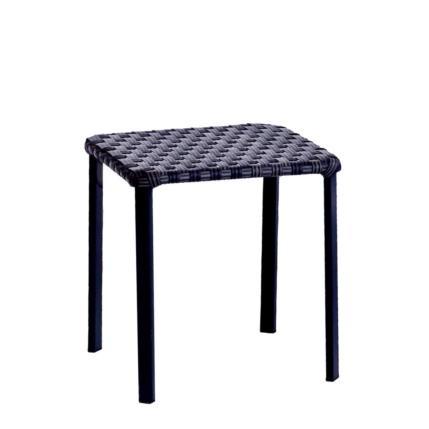 Living Accents Brown Square Wicker Stackable Side Table Mfr# H22ST2408 ...