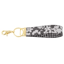 Karma Ink Floral Loop Keychain Vegan Leather 1 pk