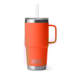 YETI Rambler 25 oz Papaya BPA Free Straw Mug