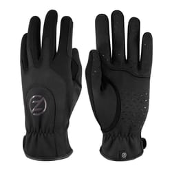 Zero Friction One Size Fits All Silicone Black Gloves