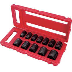 Craftsman 1/2 in. drive S Metric 6 Point Shallow Socket Set 12 pc