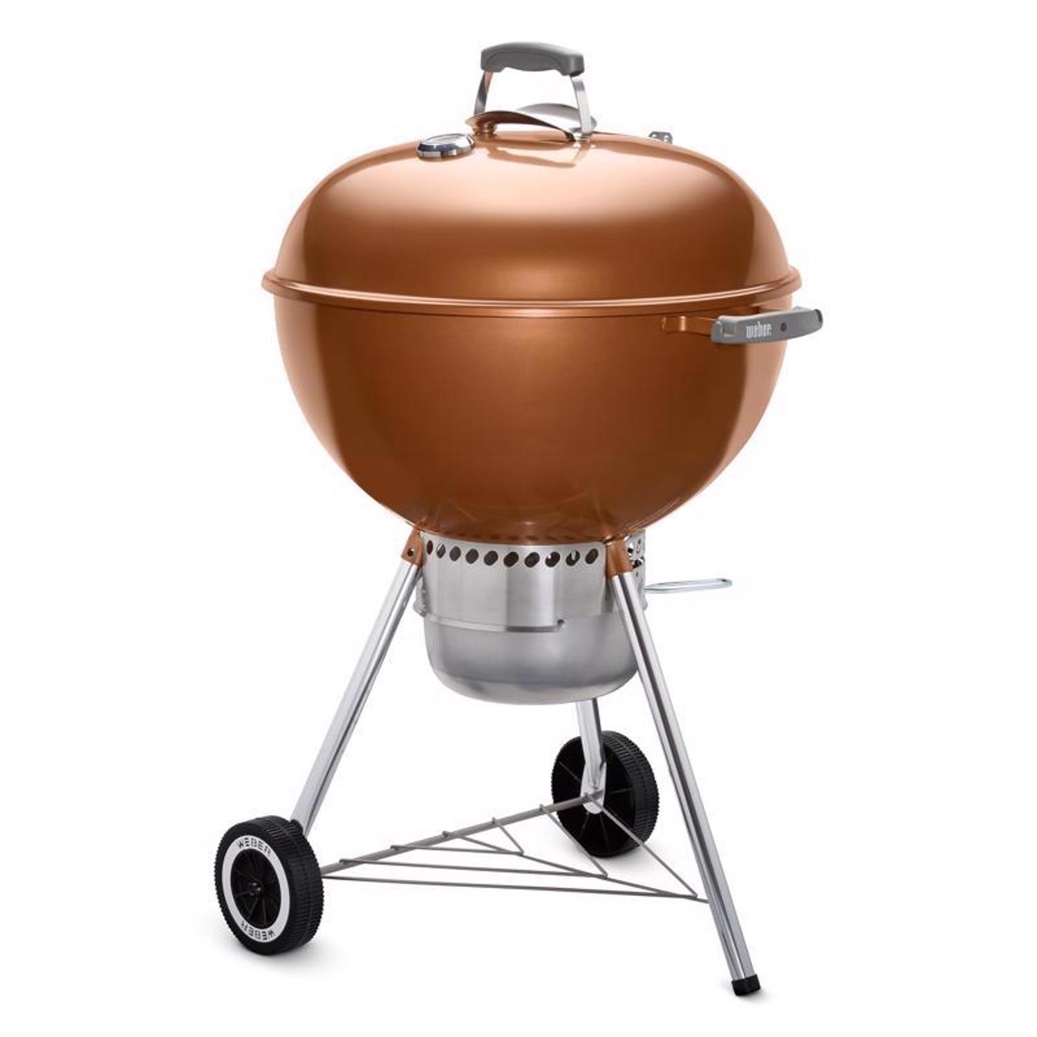 Weber 22 in. Original Kettle Premium Charcoal Grill Copper Ace