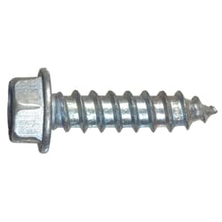 Hillman No. 8 X 1-1/4 in. L Slotted Hex Head Sheet Metal Screws 100 pk