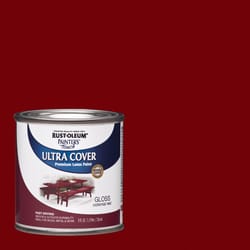 Rust-Oleum Painters Touch Gloss Colonial Red Water-Based Acrylic Ultra Cover Paint 0.5 pt