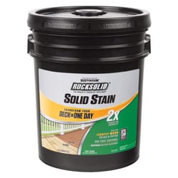 Rust-Oleum RockSolid 2X Solid Tintable Tint Base Water-Based Acrylic Stain 5 gal