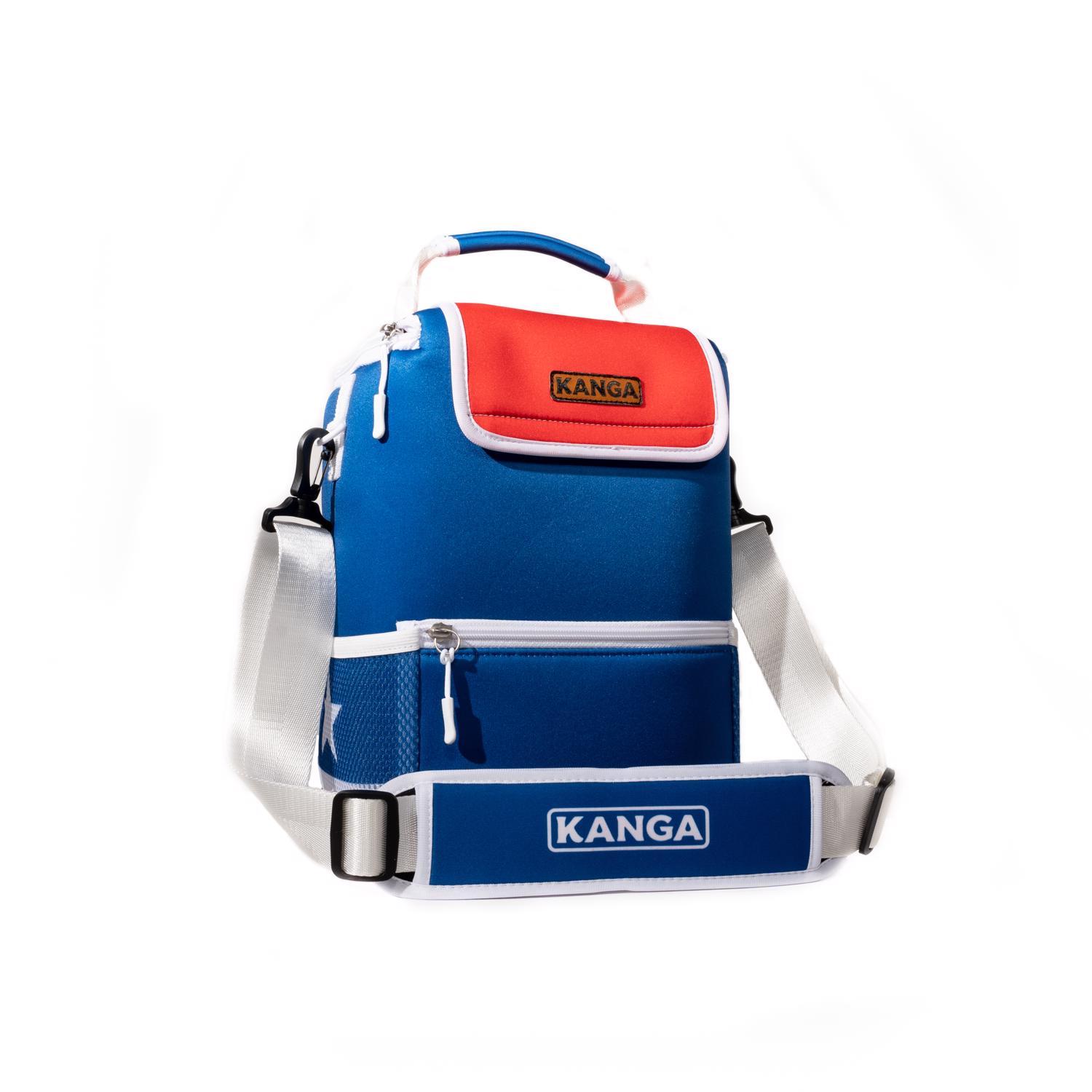 Kanga Blue/Red 12 can Soft Sided Cooler Uae Electronic uaeelectronic.com