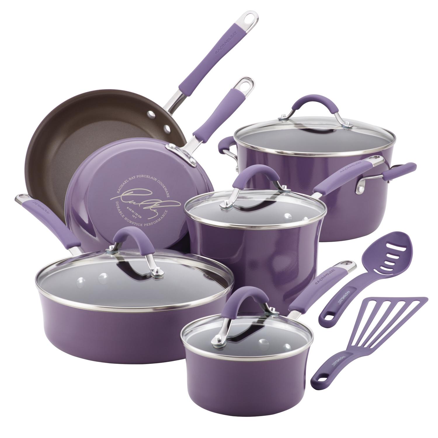 Rachael Ray Aluminum Cookware Set Red Mfr# 16339 - Ace Hardware