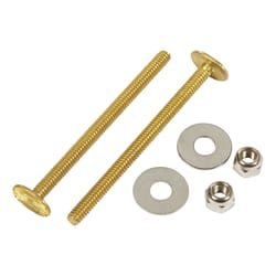 Ace Toilet Bolt Set Brass