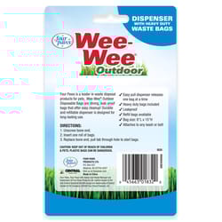 Four Paws Wee-Wee Outdoor Plastic Dog Waste Bag Dispenser 1 pk