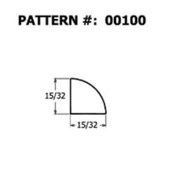 Alexandria Moulding 1/2 in. H X 8 ft. L Unfinished Natural Pine Molding