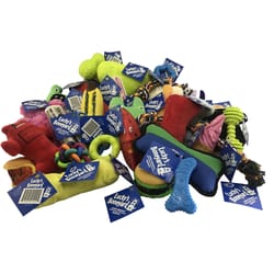 Petsport Lucky's Boneyard Assorted Rope/Rubber Dog Toy 60 pk