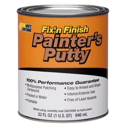 White Lightning Painter's Putty Tan Compound Filler and Sealant 32 oz