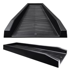 Master Mark 2.25 in. H X 11 in. W X 24 in. L Black Plastic Splash Block