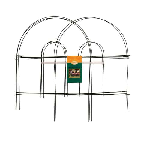 Panacea 10 ft. L X 18 in. H Metal Green Garden Fence - Ace Hardware