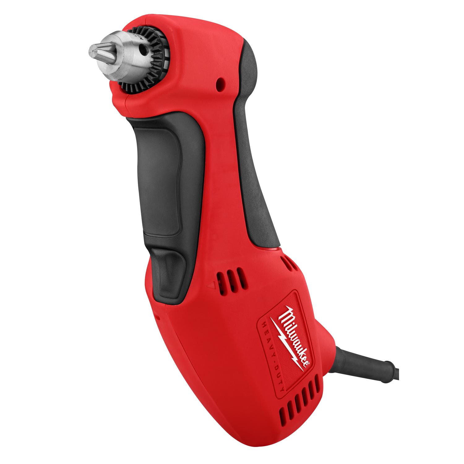 UPC 045242002016 product image for Milwaukee 3/8 in. Keyed Close Quarters Corded Angle Drill 3.5 amps 1300 rpm | upcitemdb.com