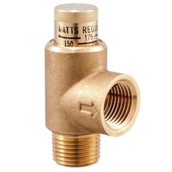 Watts 3/4 in. MNPT Brass Calibrated Pressure Relief Valve 3/4 in. FNPT 1 pc