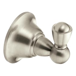 Moen Sage 2.8 in. H X 2.6 in. W X 2.38 in. L Brushed Nickel Robe Hook