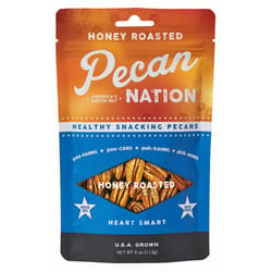 Pecan Nation Honey Roasted Pecans 4 oz Bagged
