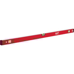 Milwaukee Redstick 48 in. Aluminum Magnetic Box Level 3 vial