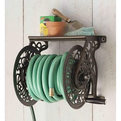 Liberty Garden 125 ft. Bronze Wall Mounted Hose Reel