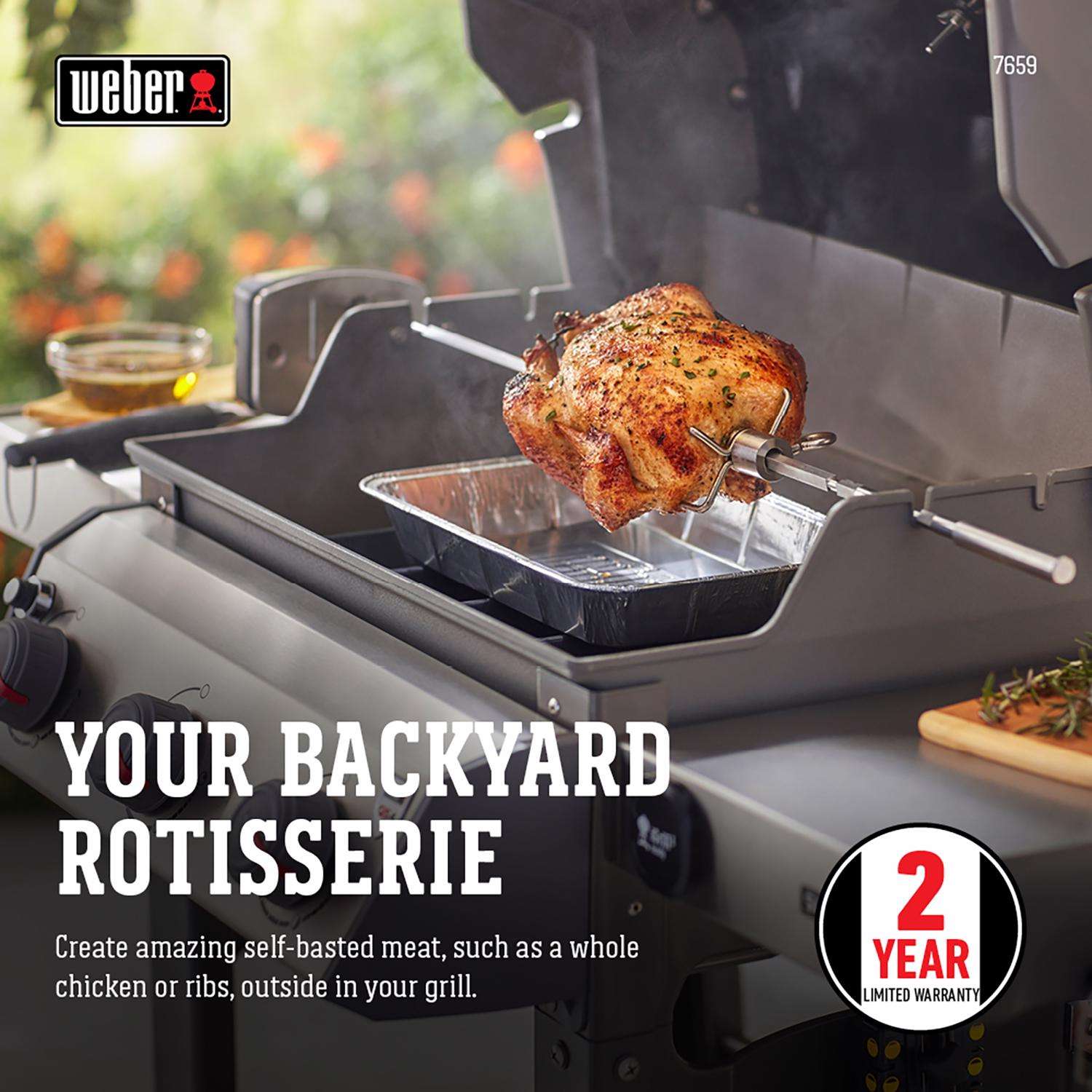 Weber kettle outlet rotisserie