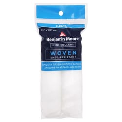 Benjamin Moore Woven 6-1/2 in. W X 3/8 in. Mini Roller 2 pk