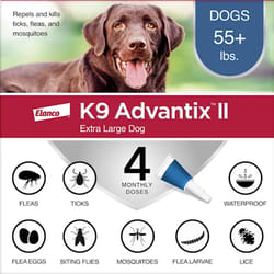 Elanco K9 Advantix II Liquid Dog Flea Drops 0.54 oz