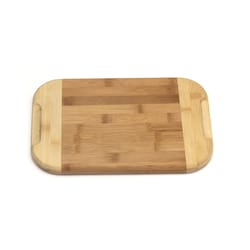 Lipper International 11.75 in. L X 7.75 in. W X 0.75 in. Bamboo Cutting Board