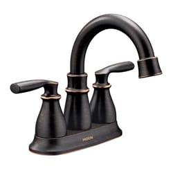 Moen Hilliard Bronze Traditional Bathroom Faucet 4 in.