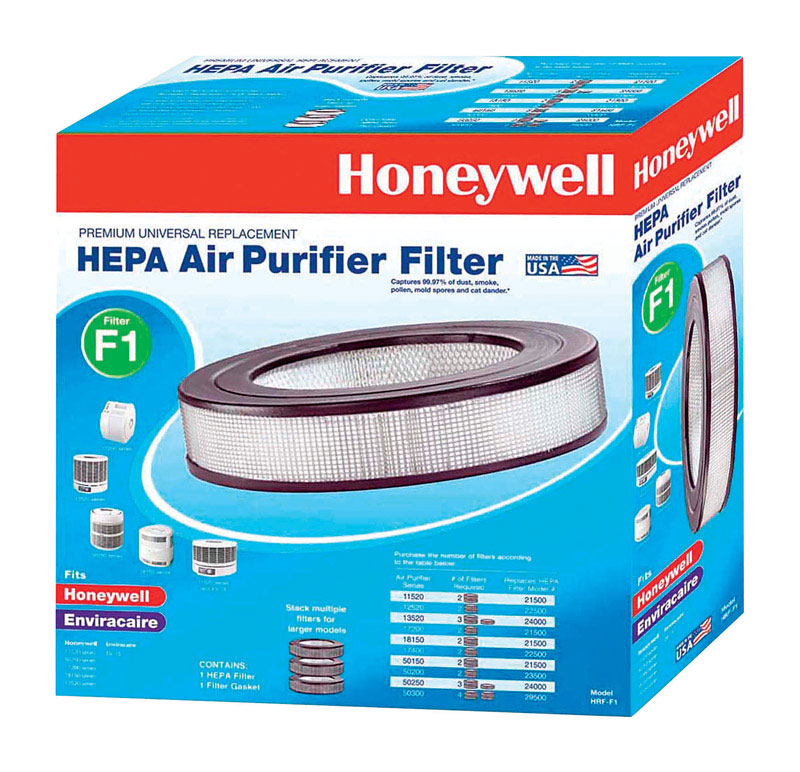 Photos - Air Conditioning Filter Honeywell HEPAClean 14.76 in. H X 4.8 in. W Round HEPA Air Purifier Filter 