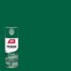 Ace Premium Gloss Garden Green Paint + Primer Enamel Spray 12 oz